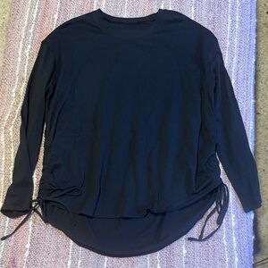 Lululemon Black Long Sleeve Top with Side Ties